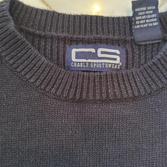 Mizzou Men’s XL Long sleeve black sweater with tiger/M logo in gold and black - Picture 3 of 11